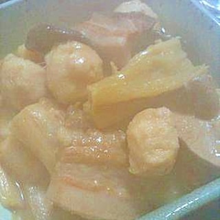 ルクルーゼde豚肉と里芋の煮物